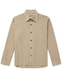 Kartik Research - Striped Metallic Cotton-Jacquard Shirt - Lyst