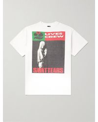 SAINT Mxxxxxx - Denim Tears T-shirt in jersey di cotone con stampa Saint Tears - Lyst