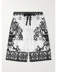 Dolce & Gabbana - 'Maiolica' Print Bermuda Shorts - Lyst