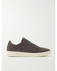 Mulo - Waxed-Suede Sneakers - Lyst