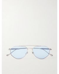 Cutler and Gross - The Great Frog Lynott Aviator-Style-Tone Titanium Sunglasses - Lyst