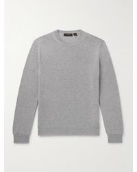 Incotex - Zanone Slim-fit Virgin Wool And Cashmere-blend Sweater - Lyst