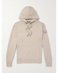 Canada Goose - Huron Logo-Appliquéd Organic Cotton-Jersey Hoodie - Lyst