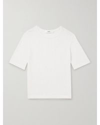Séfr - Tolomo Oversized Textured Cotton-blend T-shirt - Lyst