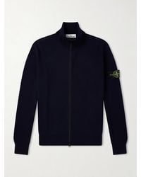 Stone Island - Ribbed Organic Cotton Sweater - Lyst