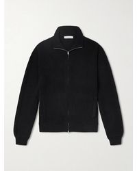 Umit Benan - Matt Ribbed Cashmere Zip-up Cardigan - Lyst