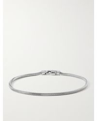 Tom Wood - Rhodium-plated Sterling Silver Chain Bracelet - Lyst