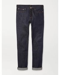 A.P.C. - Petit New Standard Skinny-Fit Dry Selvedge Denim Jeans - Lyst