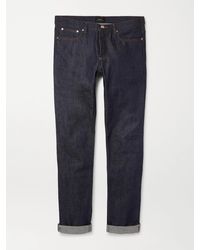 A.P.C. - Jeans skinny in denim grezzo cimosato Petit New Standard - Lyst