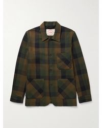 Portuguese Flannel - Labura Checked Organic Cotton-Twill Overshirt - Lyst