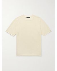 Rag & Bone - Payton T-Shirt aus Baumwoll-Piqué - Lyst