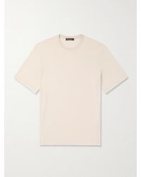 Loro Piana - Valpiana Silk And Cotton-Blend T-Shirt - Lyst
