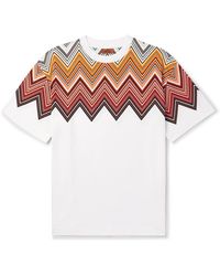 Missoni - Oversized Logo-appliquéd Printed Cotton-jersey T-shirt - Lyst