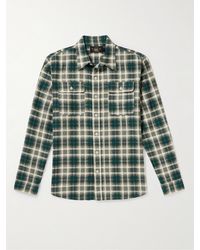 RRL - Matlock Plaid Cotton-flannel Shirt - Lyst