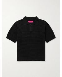 The Elder Statesman - Nora Lite Polohemd aus Baumwolle in Waffelstrick - Lyst