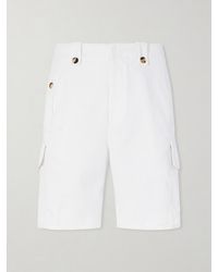 Brunello Cucinelli - Straight-Leg Cotton-Twill Cargo Shorts - Lyst