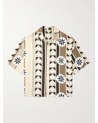 Loewe - Paula's Ibiza Oversized Camp-Collar Printed Silk-Twill Shirt - Lyst