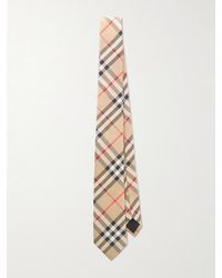 Burberry - Archive Checked Silk-Twill Tie - Lyst