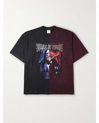 Vetements - Cradle Of Filth Oversized Panelled Printed Cotton-Jersey T-Shirt - Lyst