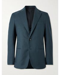 De Petrillo - Napoli Wool And Silk-blend Twill Suit Jacket - Lyst