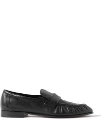 The Row - Leather Loafers - Lyst