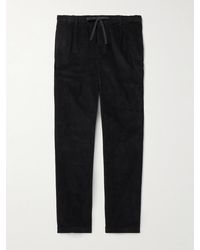 Hartford - Tanker Slim-Fit Straight-Leg Cotton-Corduroy Drawstring Trousers - Lyst