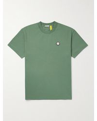 Moncler Genius - Palm Angels Logo-appliquéd Cotton-jersey T-shirt - Lyst