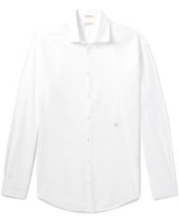 Massimo Alba - Canary Slim-Fit Cotton-Poplin Shirt - Lyst