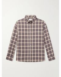 SAGE NATION - Chisholm Checked Flannel Shirt - Lyst