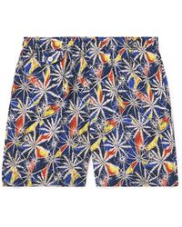 Beams Plus - Straight-leg Mid-length Printed Shell Swim Shorts - Lyst