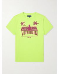 Vilebrequin - Thom City Logo-Print Cotton-Jersey T-Shirt - Lyst