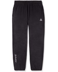 Nike - Acg Wolf Tree Straight-leg Logo-embroidered Polartec® Fleece Sweatpants - Lyst