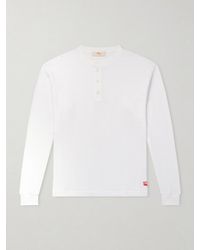CHERRY LA - Chevron Thermal Logo-appliquéd Ribbed Cotton-blend Jersey T-shirt - Lyst