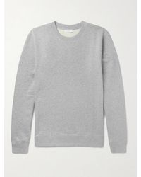 Sunspel - Brushed Loopback Cotton-jersey Sweatshirt - Lyst