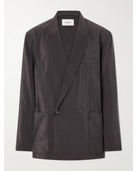 Lemaire - Silk-Blend Suit Jacket - Lyst