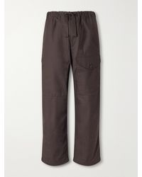 Comme des Garçons - Wide-Leg Cotton Trousers - Lyst