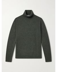 De Petrillo - Merino Wool And Cashmere-Blend Rollneck Sweater - Lyst