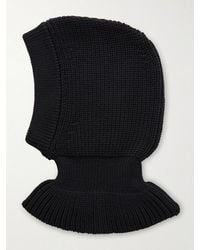 Lemaire - Ribbed Wool Balaclava - Lyst