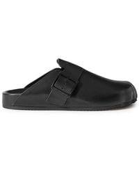 Balenciaga Santiago Leather Mules in Black for Men | Lyst Balenciaga Santiago Leather Mules in Black for Men | Lyst