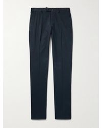 Slowear - Incotex Straight-leg Cotton-blend Twill Trousers - Lyst