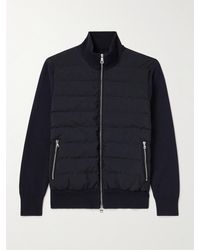 MR P. - Shell And Knitted Cotton Padded Down Jacket - Lyst