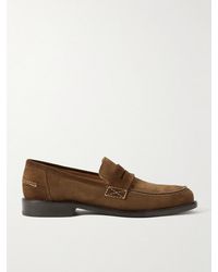 MR P. - Scott Suede Penny Loafers - Lyst