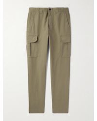 Incotex - Slim-fit Tapered Stretch-cotton Cargo Trousers - Lyst