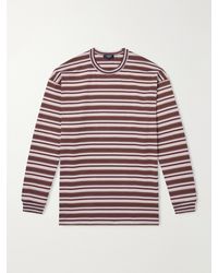 Comme des Garçons - Striped Cotton-Jersey T-Shirt - Lyst