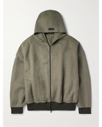 Fear Of God - Logo-Appliquéd Wool And Cashmere-Blend Hooded Bomber Jacket - Lyst