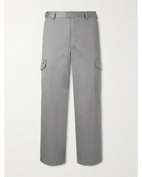 WTAPS - Straight-Leg Cotton-Blend Twill Trousers - Lyst