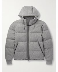 Zegna - Quilted Oasi Cashmere Hooded Down Jacket - Lyst