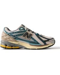New Balance - 1906r Mesh And Leather Sneakers - Lyst