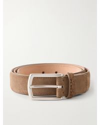 ZEGNA - 3Cm Suede Belt - Lyst