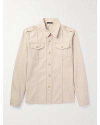 Tom Ford - Cotton And Silk-Blend Twill Overshirt - Lyst